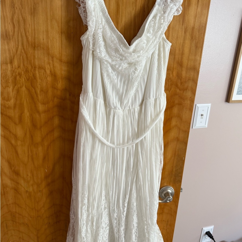 City Chic Ivory Lace Wedding Dress